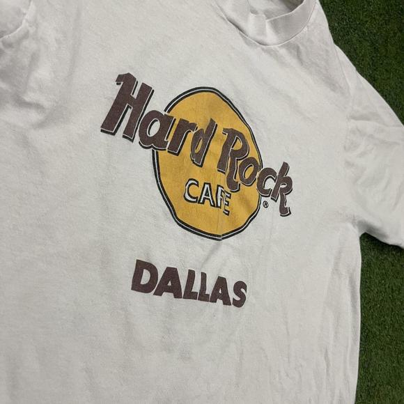 1990s Dallas Hard  Rock Single Stitch T-shirt - Picture 2 of 5